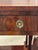 Wood Antique French Empire Style Flame Mahogany Console Table With Mirror. For Sale - Image 7 of 12
