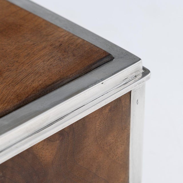 Vintage American Silver Cigar Box, 1920 For Sale - Image 14 of 18