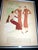 An original 1932 hand-colored pochoir fashion plate from the prestigious French publication Trés Parisien. This plate...