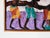 Vintage African Batik Wall Hanging Painting For Sale In Miami - Image 6 of 11