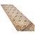 Orange Vintage Persian Tabriz Taba Tabai Wool 3x10 Orange & Ivory Handmade Runner Rug #1144063 For Sale - Image 8 of 12