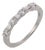 Mid 20th Century Tiffany & Co. Diamond Platinum Wedding Band, Size 6 For Sale