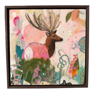 “Pink Elk” by LWren Walraven For Sale