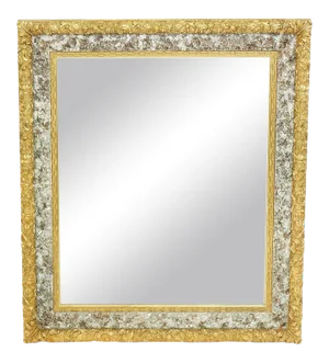 19th Century Gilt Wood Framed Wall Mirror