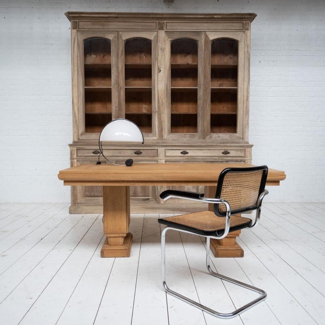 Wood French Dining Table by Gaston Poisson, 1940s For Sale - Image 7 of 8