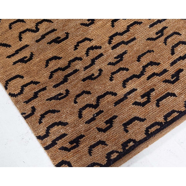 Modern Tibetan “Tiger” Wool Rug by Doris Leslie Blau Size: 2'0" × 3'0" (60 × 91 cm) Color: Black, Brown A masterclass in...