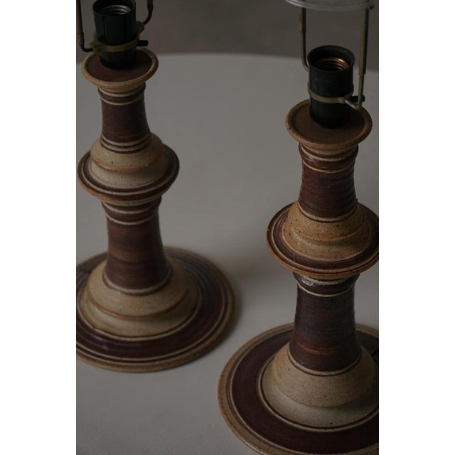 Mid-Century Modern Ceramic Table Lamp by Tue Poulsen, Denmark, 1970s For Sale - Image 15 of 18