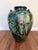 20th Century Hand-Painted Ceramic Urn With Rainforest & Parrot Motif For Sale - Image 15 of 15