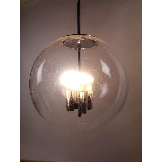 Large Space Age Pendant Lamp from Glashütte Limburg, 1970s For Sale - Image 15 of 17