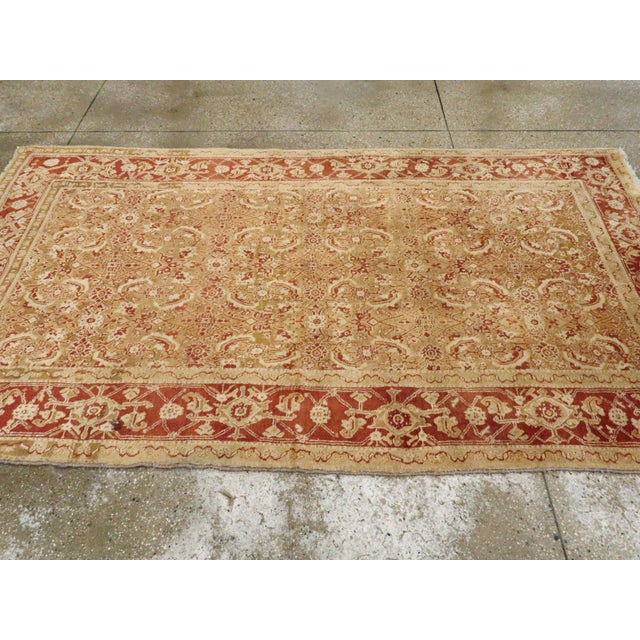 Galerie Shabab Collection Early 20th Century Indian Agra Rug For Sale - Image 9 of 10