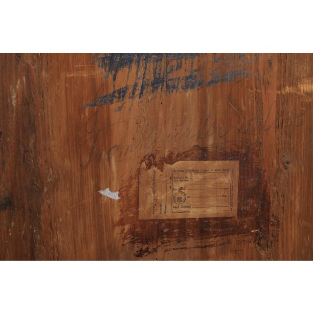 Wood French Mahogany Marble Top Cabinet, C. 1820 For Sale - Image 7 of 11