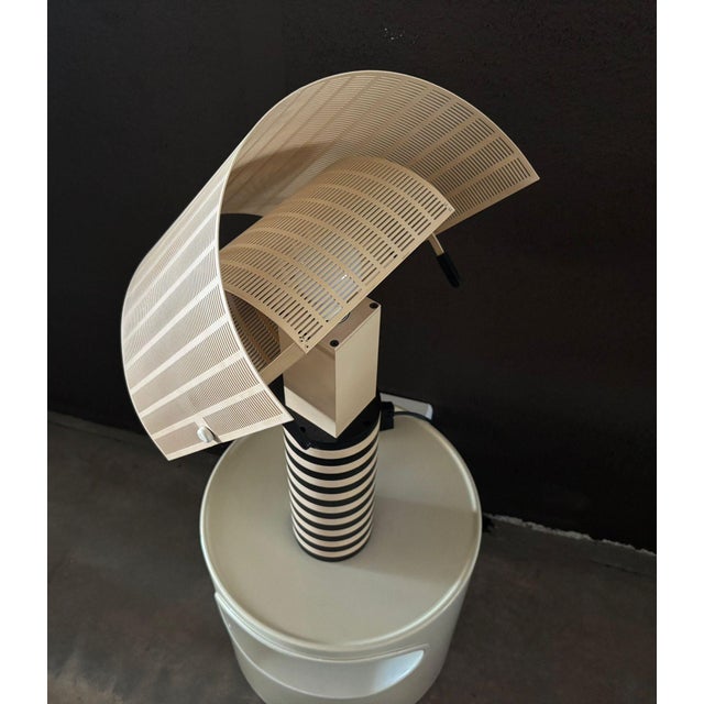 Metal Shogun Table Lamp by Mario Botta for Artemide, 1980s For Sale - Image 7 of 9