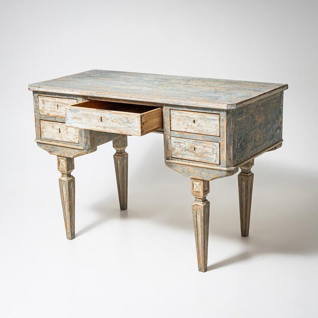 Painted Desk, 19th Century For Sale - Image 3 of 7