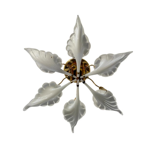 Mid-Century Modern Hollywood Regency Wall Sconce in the style of Franco Luce, 1970s For Sale - Image 3 of 11