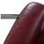 Red Set of Red Leather Atlantic Recliner and Footstool from Stressless For Sale - Image 8 of 17