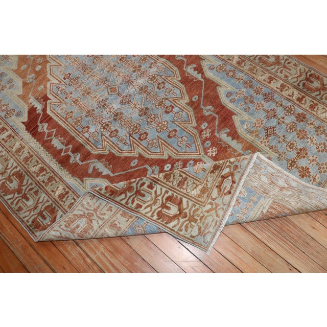 Zabihi Collection Persian Mazlagan Malayer Rug For Sale - Image 9 of 10