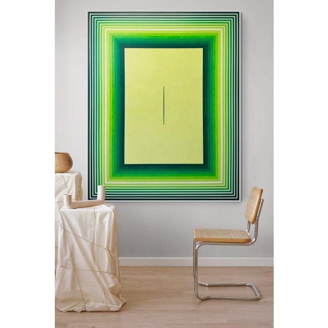 This work will be shipped rolled. Andy Harwood (b. 1983) is a prominent Australian abstract artist whose work explores the...