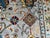 Gold Sultani Pomegranate Floral Wool Rug in Gray, Teal and Burgundy, 5' X 6'9" For Sale - Image 8 of 15