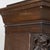 20th Century Danish Oak Display Cabinet With Carved Putti and Beveled Glass For Sale - Image 4 of 18
