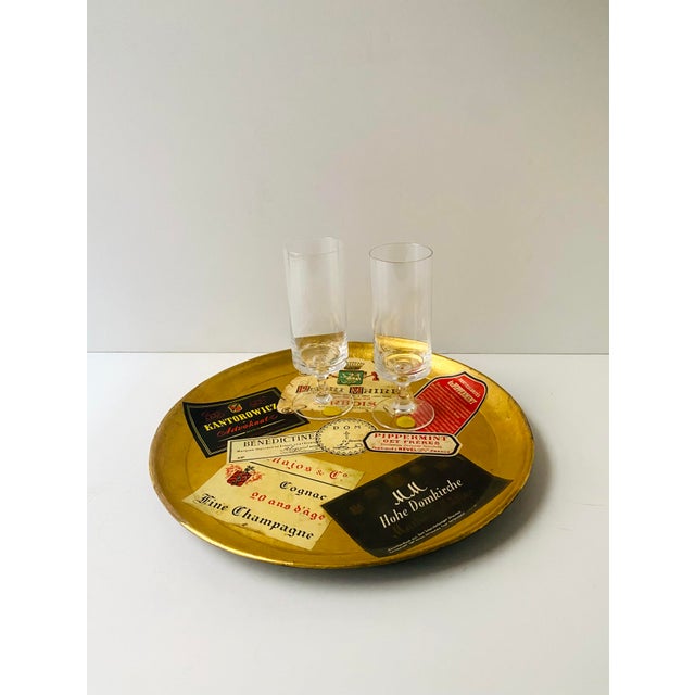 Mid-Century Modern Mid 20th Century Mid Century Modern Champagne Glasses Flutes - Pair For Sale - Image 3 of 7