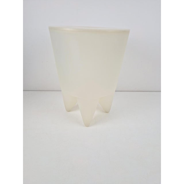 Vintage philippe starck "bubu" stool, xo '90s transparent designer: philippe starck dimensions: h 43 x w 32 x d 32 cm...