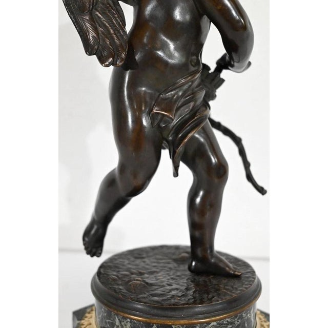 Cupidon Bronze Sculpture in the style of L.S. Boizot, 19th-Century For Sale - Image 14 of 18
