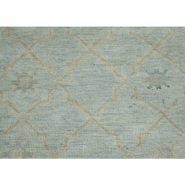 Turkish Oushak Rug 3' x 7' #17839 For Sale In Houston - Image 6 of 8