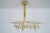 Beautiful large pendant . gold platted, with 12 bulbs This piece is attributed to the mentioned designer/maker. It has no...