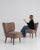 19th Century France Mauve Wood Lounge Chair For Sale - Image 4 of 10