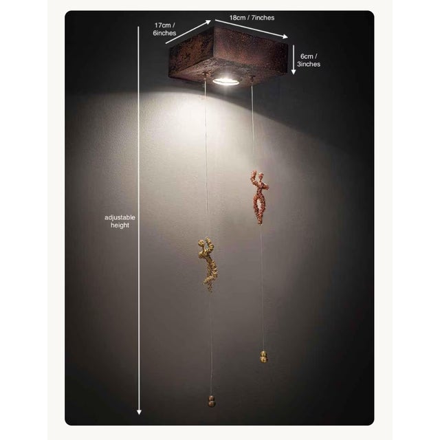 Wood Wall Light by Frankie Cesare For Sale - Image 7 of 9