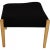 Nanna Ditzel Circle stool upholstered in black fabric and with legs of beech. The stool is from 2015 and appears in good...