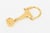 Gucci Vintage Gucci Gold Plated Horse Bit Key Chain, 1970's For Sale - Image 4 of 9