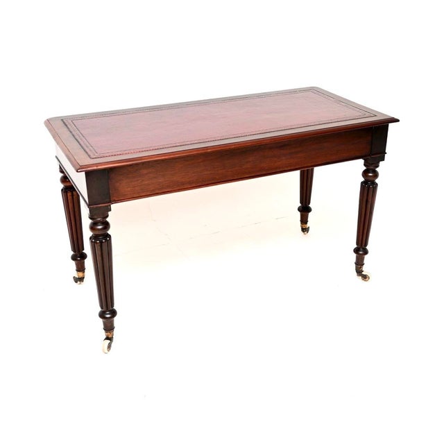 Mid 19th Century Antique Victorian Writing Table, 1850s For Sale - Image 5 of 11