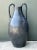 Vintage Large Black Ceramic Amphora Vase For Sale - Image 4 of 12