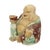 Large Laughing Buddha Wooden Polychrome Sculpture For Sale - Image 17 of 17