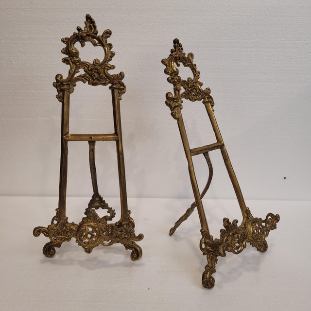 18th Century Baroque Lecterns in Ormolu, Spain, Set of 2 For Sale - Image 10 of 18