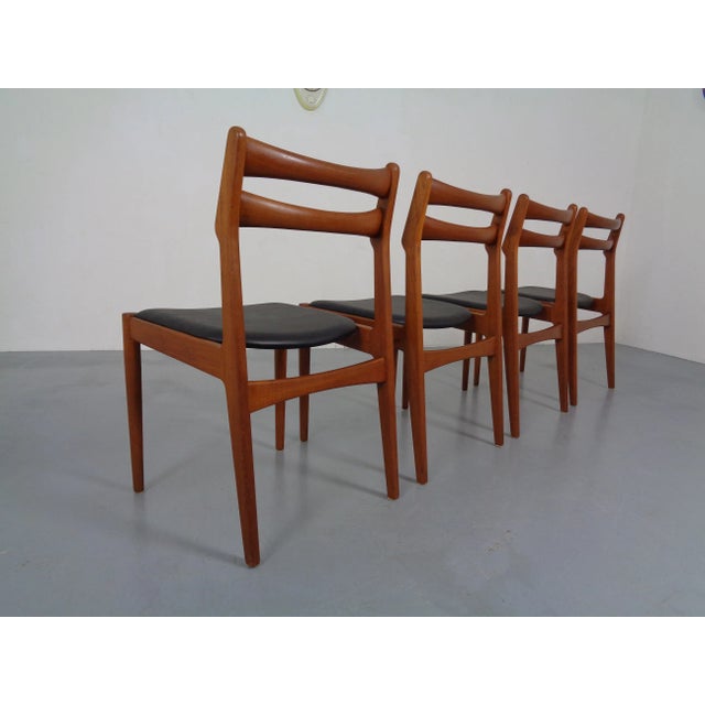 Danish Teak Dining Chairs from Vamo Mobelfabrik, 1960s, Set of 4 For Sale - Image 6 of 18