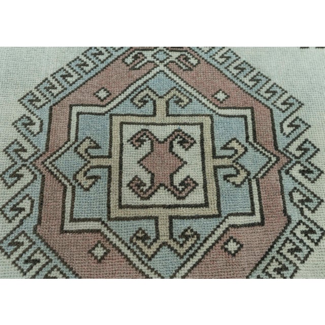 Turkish Vintage Square Rug 4' x 3'8" #20673 For Sale - Image 4 of 8