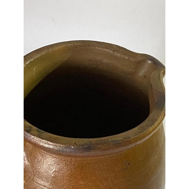 Brown Stoneware Jug, France, 1960s For Sale - Image 4 of 8