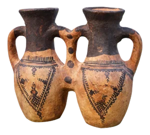 Moroccan Water Vessel W/ Berber Tattoos