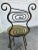 For sale is this one of a kind brutalist whimsical barstool. This is a work of art. Made of sculpted raw metal, heavy! The...