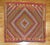 Mid 20th Century Square Boho Geometric Colorful Jajim Flat-Weave, 20th Century - 3'6" x 4'2" For Sale - Image 5 of 5