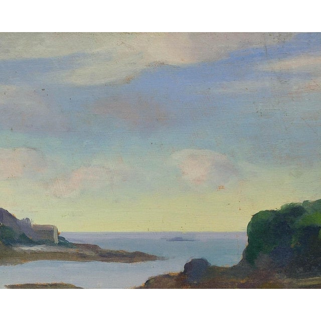 Louis Suire, The Gulf of Morbihan, Brittany, 1927, Oil Painting, Framed For Sale - Image 7 of 18