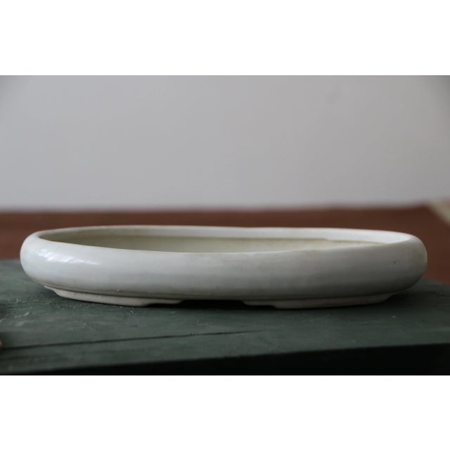 Blue and White Porcelain Bonsai Pot, 1950s For Sale - Image 3 of 13