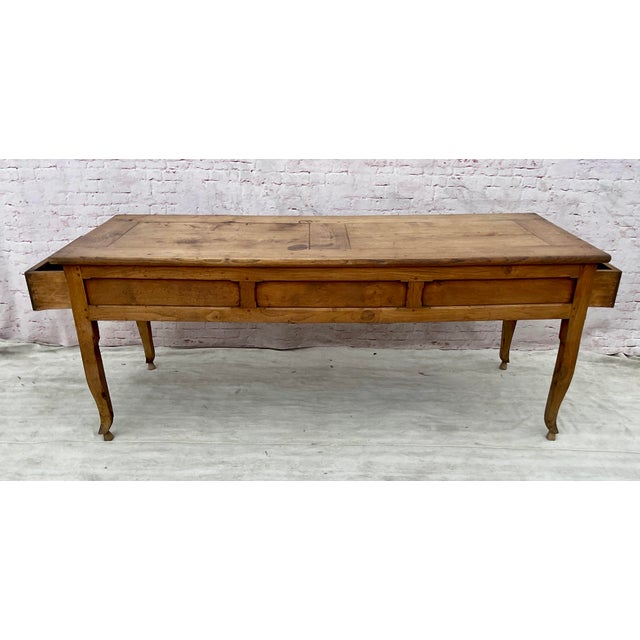 French Provincial Farmhouse Table - 19th Century For Sale - Image 9 of 12