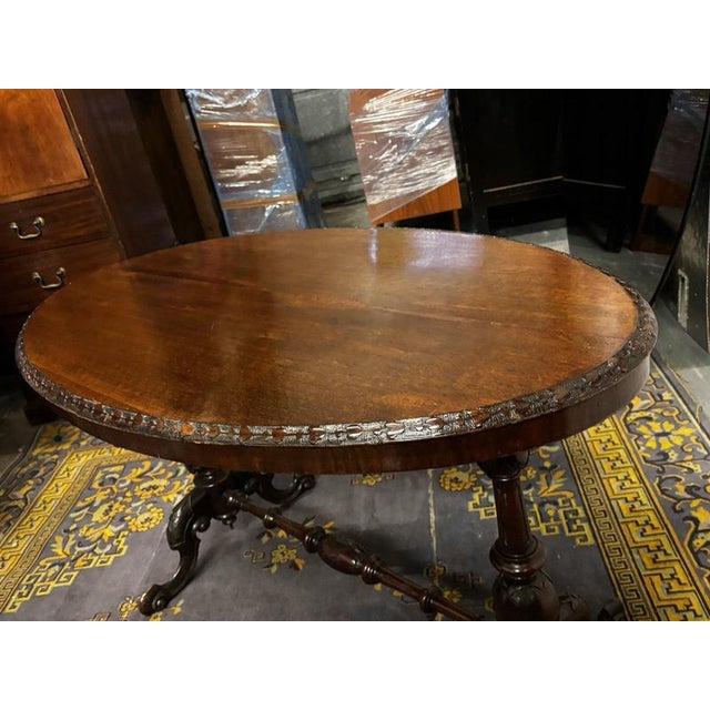 Victorian Side Table on Cabriole Feet For Sale - Image 5 of 14