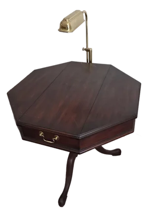 Henkel Harris 5400 29 Jefferson Writing Table in Solid Mahogany