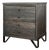 Sawyer Parota Wood 2 Drawer Nightstand 26'' For Sale