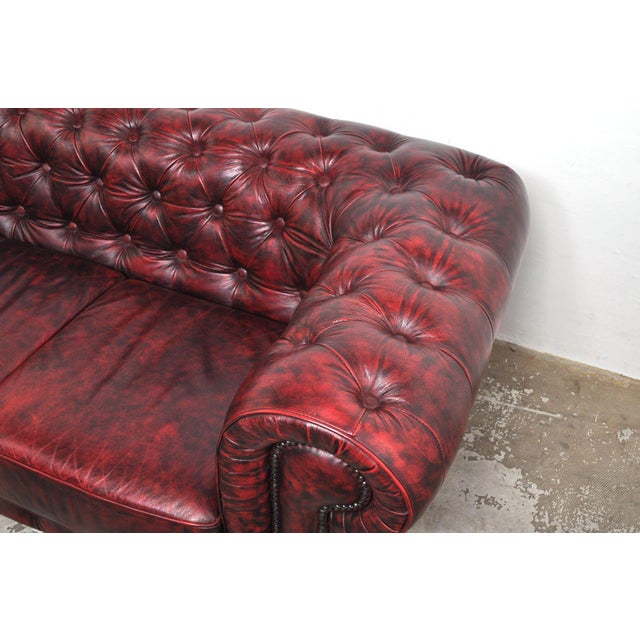 Vintage Chesterfield 3-Seater Sofa, 1970s For Sale - Image 9 of 14