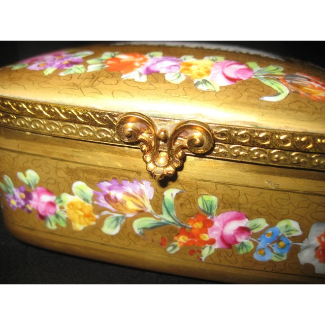 Gold Sevres Style French Porcelain Box, Le Tallec For Sale - Image 8 of 13